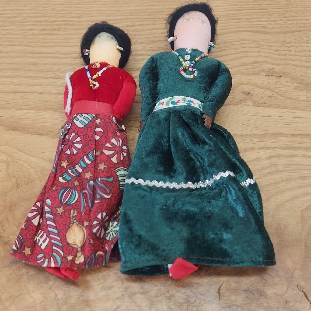 Colorful Handcrafted Navajo Cloth Dolls